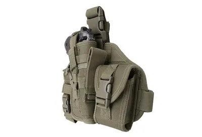 Modułowy panel udowy z kaburą - oliwkowy (GFT-29-000568) GFC TACTICAL - widok 4