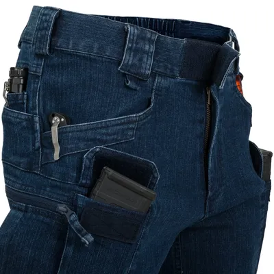 Spodnie HELIKON Urban Tactical Shorts 8.5" - Denim Stretch - Marine Blue - M/Regular (SP-UTS-DS-97-B04) HELIKON-TEX - widok 8