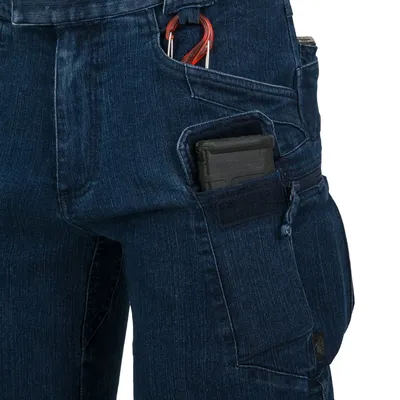 Spodnie HELIKON Urban Tactical Shorts 8.5" - Denim Stretch - Marine Blue - M/Regular (SP-UTS-DS-97-B04) HELIKON-TEX - widok 4