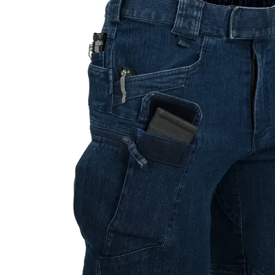 Spodnie HELIKON Urban Tactical Shorts 8.5" - Denim Stretch - Marine Blue - M/Regular (SP-UTS-DS-97-B04) HELIKON-TEX - widok 7