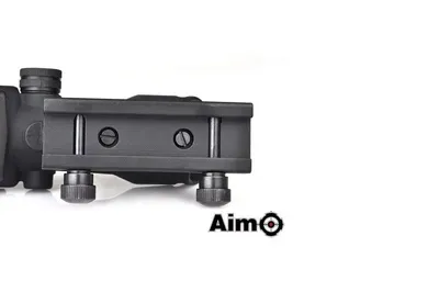 Luneta celownicza AIM-O ACOG 4X32C (z podświetleniem światłowodowym) - czarna (AMO-10-013655) - widok 6