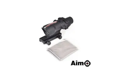 Luneta celownicza AIM-O ACOG 4X32C (z podświetleniem światłowodowym) - czarna (AMO-10-013655) - widok 2