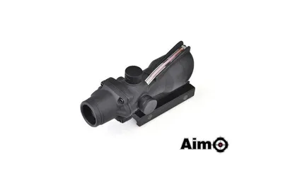 Luneta celownicza AIM-O ACOG 4X32C (z podświetleniem światłowodowym) - czarna (AMO-10-013655) - widok 5