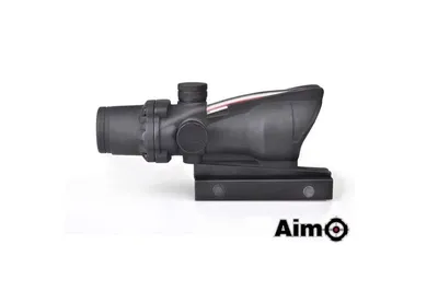 Luneta celownicza AIM-O ACOG 4X32C (z podświetleniem światłowodowym) - czarna (AMO-10-013655) - widok 4