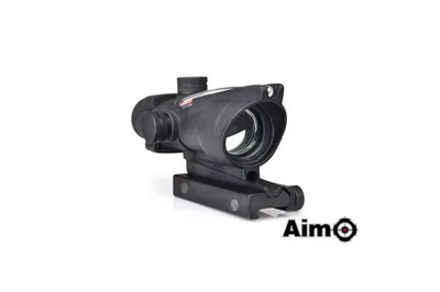 Luneta celownicza AIM-O ACOG 4X32C (z podświetleniem światłowodowym) - czarna (AMO-10-013655) - widok 3
