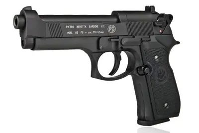 Pistolet wiatrówka BERETTA 92 FS 4,5 mm Diabolo gwint 8-strzał. CO2 (419.00.00) - widok 2