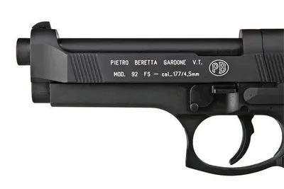 Pistolet wiatrówka BERETTA 92 FS 4,5 mm Diabolo gwint 8-strzał. CO2 (419.00.00) - widok 4