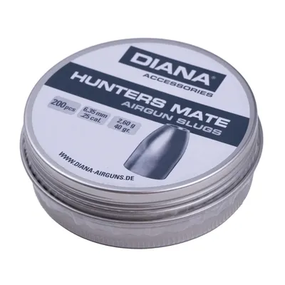 Śrut 6,35 mm Diabolo DIANA Hunters Mate Slug 200 szt. z owtorem (44404002) - widok 2