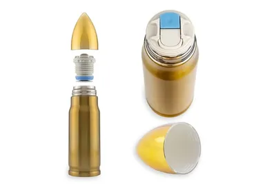 Termos FROSTER Bullet Brass nabój 350 ml - widok 3