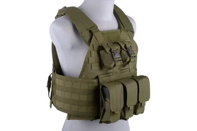 Kamizelka taktyczna typu Plate Carrier - oliwkowa (GFT-18-018404) GFC TACTICAL - widok 6