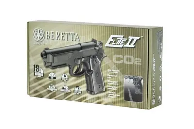 Pistolet wiatrówka BERETTA ELITE II ZESTAW (okulary+śrut) 4,5 mm BB 19-strzał CO2 (5.8090) - widok 5