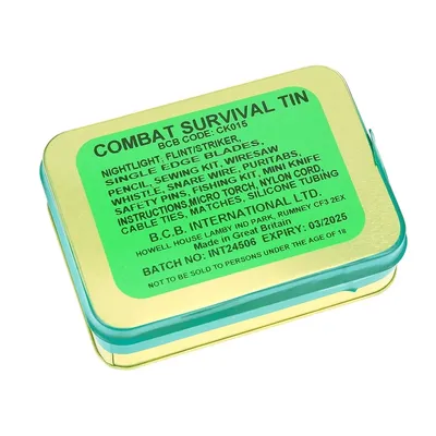 Zestaw survivalowy NATO Combat BCB CK015NH 17-elementów przetrwania (469483)
