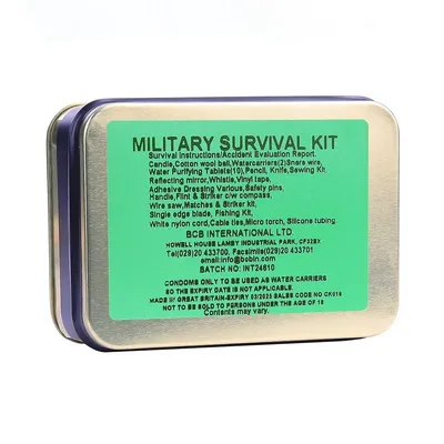 Zestaw survivalowy wojskowy BCB CK019 25-elementów przetrwania (469458)