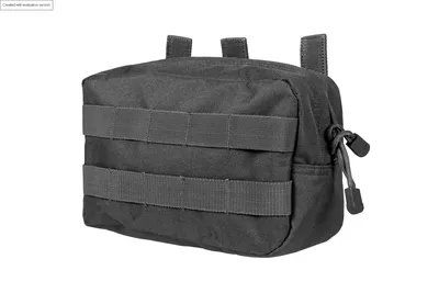 Średnia pozioma ładownica cargo - czarna (GFT-19-019550) GFC TACTICAL - widok 8