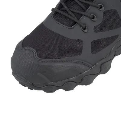 Buty MIL-TEC Chimera High Black - półprzepuszczalne buty trekkingowe z nylonu i poliuretanu, zaprojektowane do użytku w trudnych warunkach terenowych.
