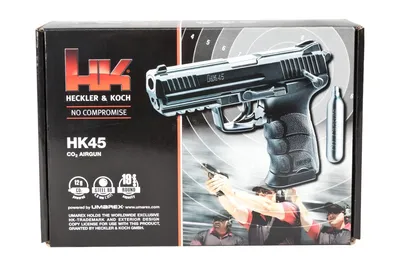 Pistolet wiatrówka Heckler&Koch HK-45 4,5 mm BB CO2 CO2-12g (5.8185) - widok 6