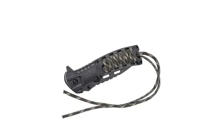 Nóż survivalowy AZYMUT Survival Fire Starter +krzesiwo +paracord +pokrowiec (H-K2010373) - widok 6