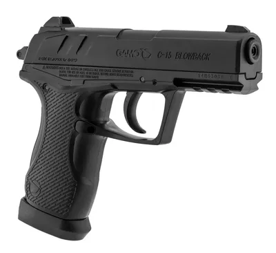 Pistolet wiatrówka Gamo C-15 BlowBack 4,5 mm Diabolo i BB's 2x8-strzał. (6111390-P) - widok 3
