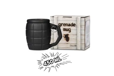 Kubek Granat FROSTER 450 ml. czarny - widok 2