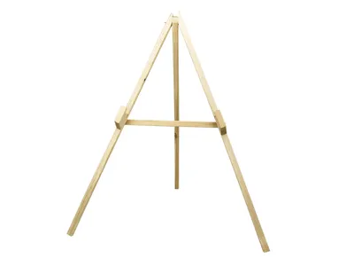 Stojak łuczniczy drewniany pod matę słomianą, wys. 135 cm (KOL.065-042) ZŁOTA STRZAŁA - widok 2