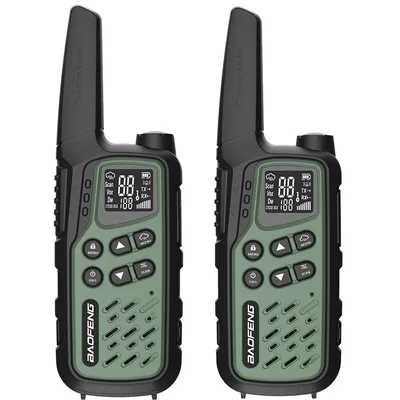 Radiotelefony krótkofalówki zestaw 2 szt. BAOFENG BF-T25E zielone