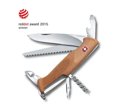 Scyzoryk Victorinox RangerWood 55, 10 funkcji, dł.130mm, orzech (0.9561.63)
