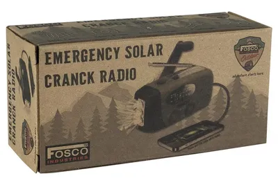Radio awaryjne Fosco Outdoormen Edition - Solar - Dynamo - widok 5
