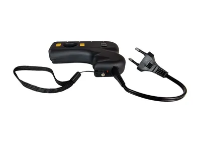 Paralizator z latarką GUARD Shocker Pistol + zawleczka bezpieczeństwa + ładowarka 230V (YC-1305) - widok 7