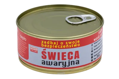 Świeca awaryjna przetrwania Eko HASKE Pro 280g, 48h świecenia + zapałki - widok 4