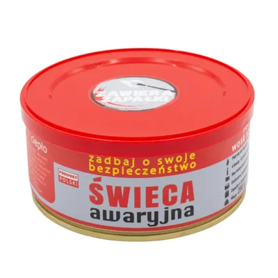 Świeca awaryjna przetrwania Eko HASKE Pro 280g, 48h świecenia + zapałki - widok 2