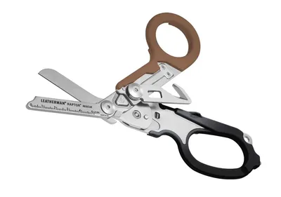 Multitool Leatherman Raptor Rescue Black-Coyote nożyce - 6 narzędzi + kabura Utility (833062) - widok 2
