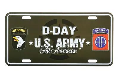 Tablica rejestracyjna D-Day Allied Star