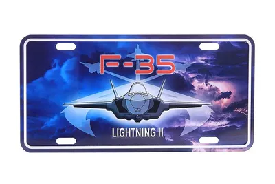 Tablica rejestracyjna F-35 Lightning II