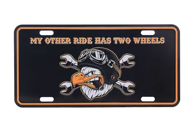 Tablica rejestracyjna My other Ride has 2 wheels