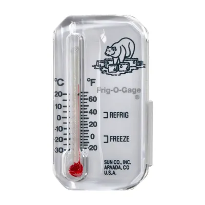 Termometr do lodówki, zamrażarki Sun Co. Frig-o-gage (505)