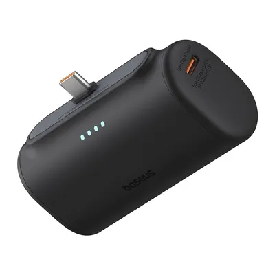 Powerbank Baseus Compact 5000mAh USB-C (czarny) - widok 6