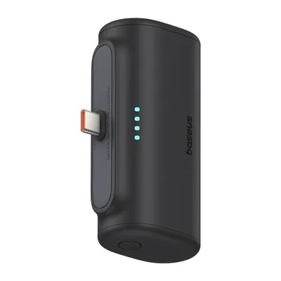 Powerbank Baseus Compact 5000mAh USB-C (czarny) - widok 2