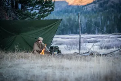 Płachta biwakowa Helikon SUPERTARP - Polyester Ripstop - US Woodland (PO-STP-PO-03) HELIKON-TEX - widok 7