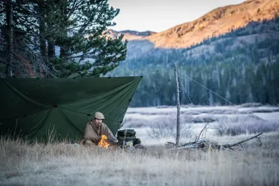 Płachta biwakowa Helikon SUPERTARP - Polyester Ripstop - Czarny (PO-STP-PO-01) HELIKON-TEX - widok 8