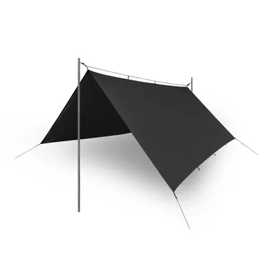 Płachta biwakowa Helikon SUPERTARP - Polyester Ripstop - Czarny (PO-STP-PO-01)