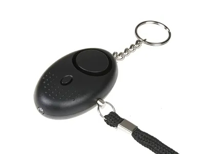 2x Alarm osobisty GUARD Scorpion z latarką LED, czarny, syrena 120dB (YC-003-BL) - widok 2