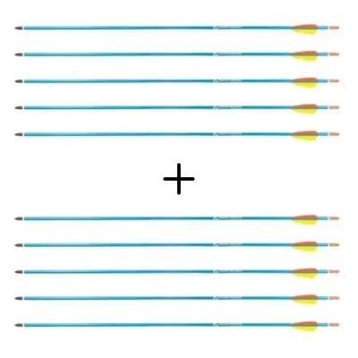 2x Strzały aluminiowe 30" BLUE Poe Lang - zestaw 5 sztuk