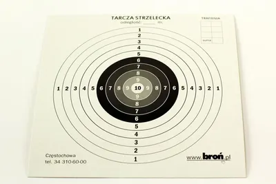 2x Tarcze papierowe 14x14 cm 100 szt. (3.1414)