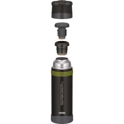 Termos z kubkiem - 750 ml - do warunków ekstremalnych THERMOS - czarny mat