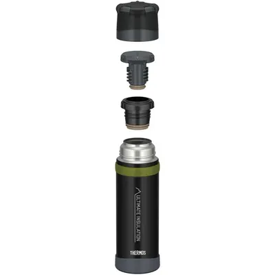 Termos z kubkiem - 500 ml - do warunków ekstremalnych THERMOS - czarny mat