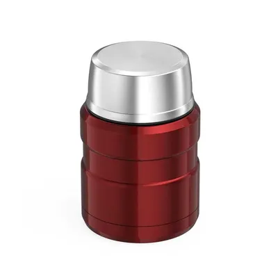 Termos na jedzenie 470 ml ze składaną łyżką i kubkiem THERMOS - czerwony - widok 4