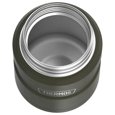 Termos na jedzenie 470 ml ze składaną łyżką i kubkiem THERMOS - zieleń wojskowa - widok 7