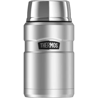 Termos na jedzenie 710 ml ze składaną łyżką i kubkiem THERMOS - stal nierdzewna - widok 2