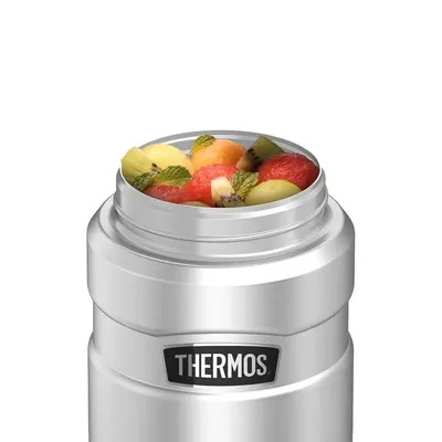 Termos na jedzenie 710 ml ze składaną łyżką i kubkiem THERMOS - stal nierdzewna - widok 5