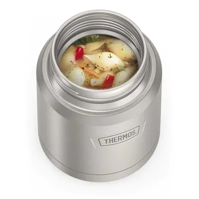 Termos na jedzenie 470 ml ze składaną łyżką i kubkiem THERMOS - stal nierdzewna - widok 6